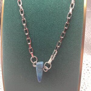 Witch B*tch Blue Howite Necklace